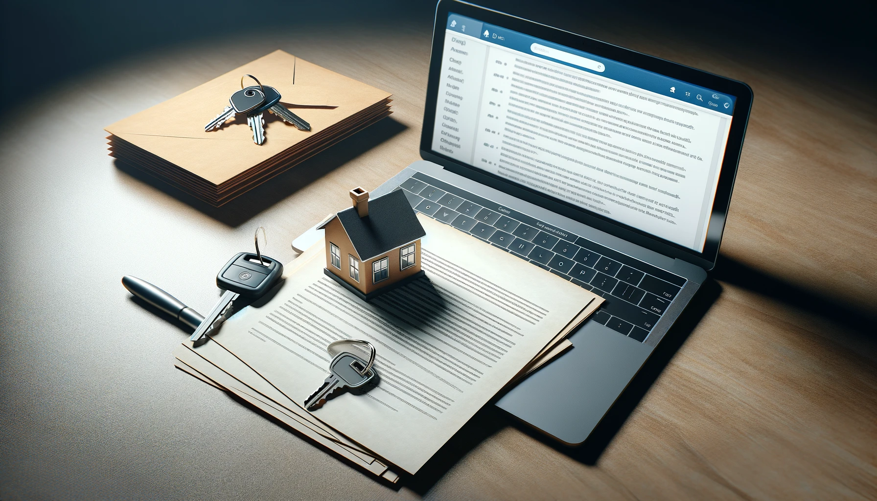 Get a glimpse of a conveyancer's workspace, highlighting the tools and documents used in the conveyancing process in the UK.