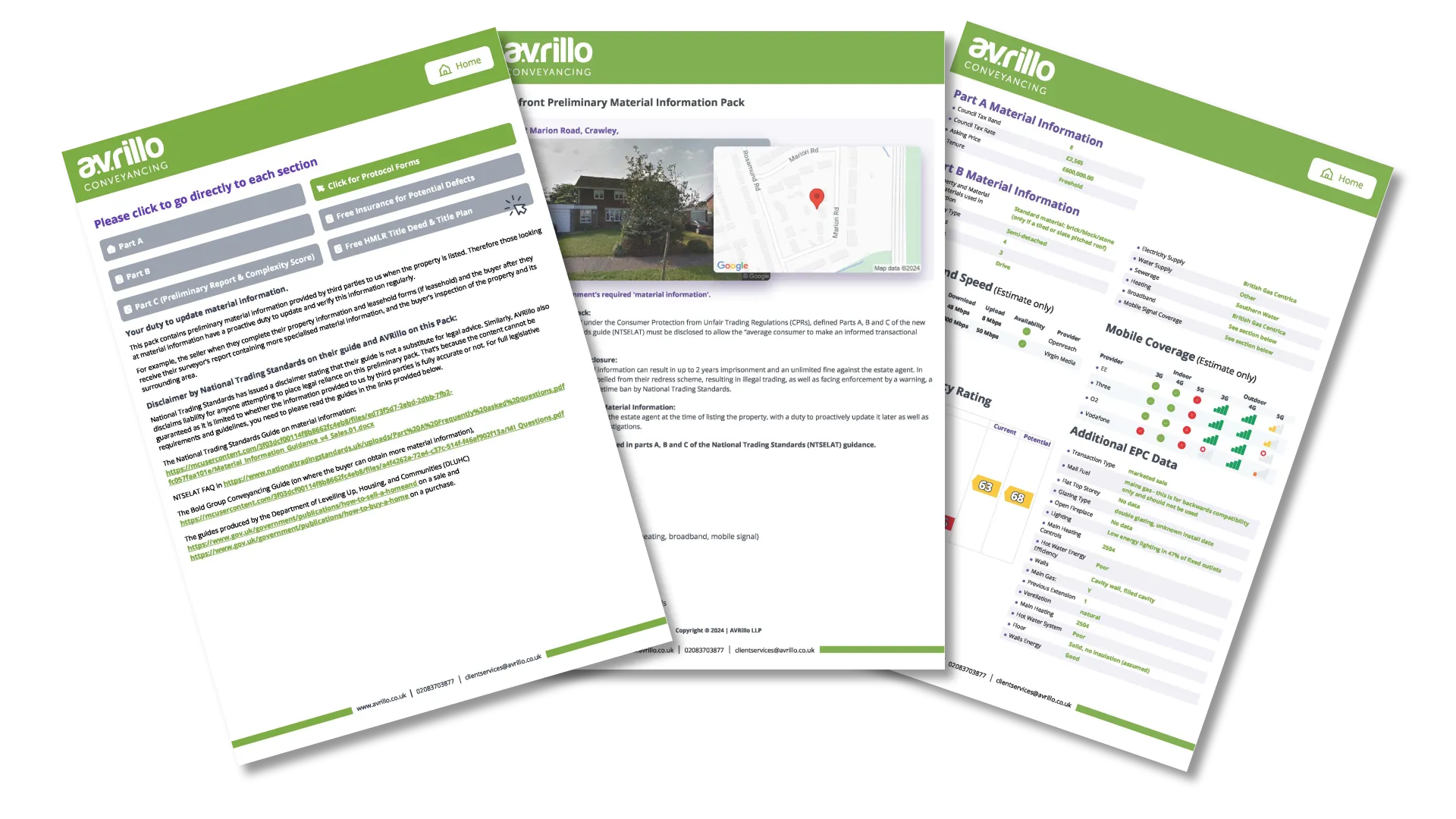 Material Information Pack - AVRillo