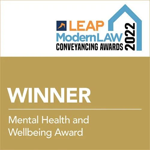 LEAP Modern Law Conveyancing Awards 2022: Winner, Mental Health and Wellbeing Award