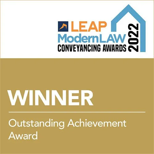 LEAP Modern Law Conveyancing Awards 2022: Winner, Outstanding Achievement Award