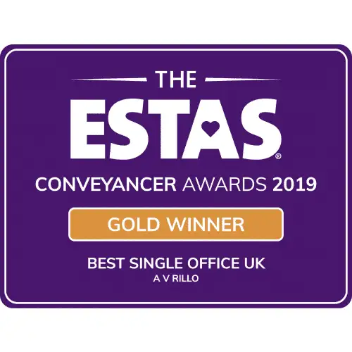 The ESTAS Conveyancer Awards 2019: Gold Winner, Best Single Office UK