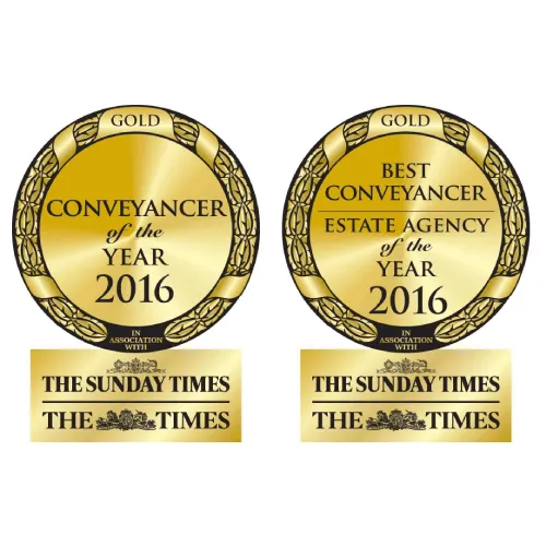 Estate Agency of the Year Awards 2016 in association with The Sunday Times and The Times: Conveyancer of the Year, Gold; Best Conveyancer, Gold