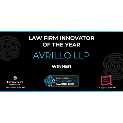 The British Conveyancing Awards 2023: Law Firm Innovator of the Year, Winner