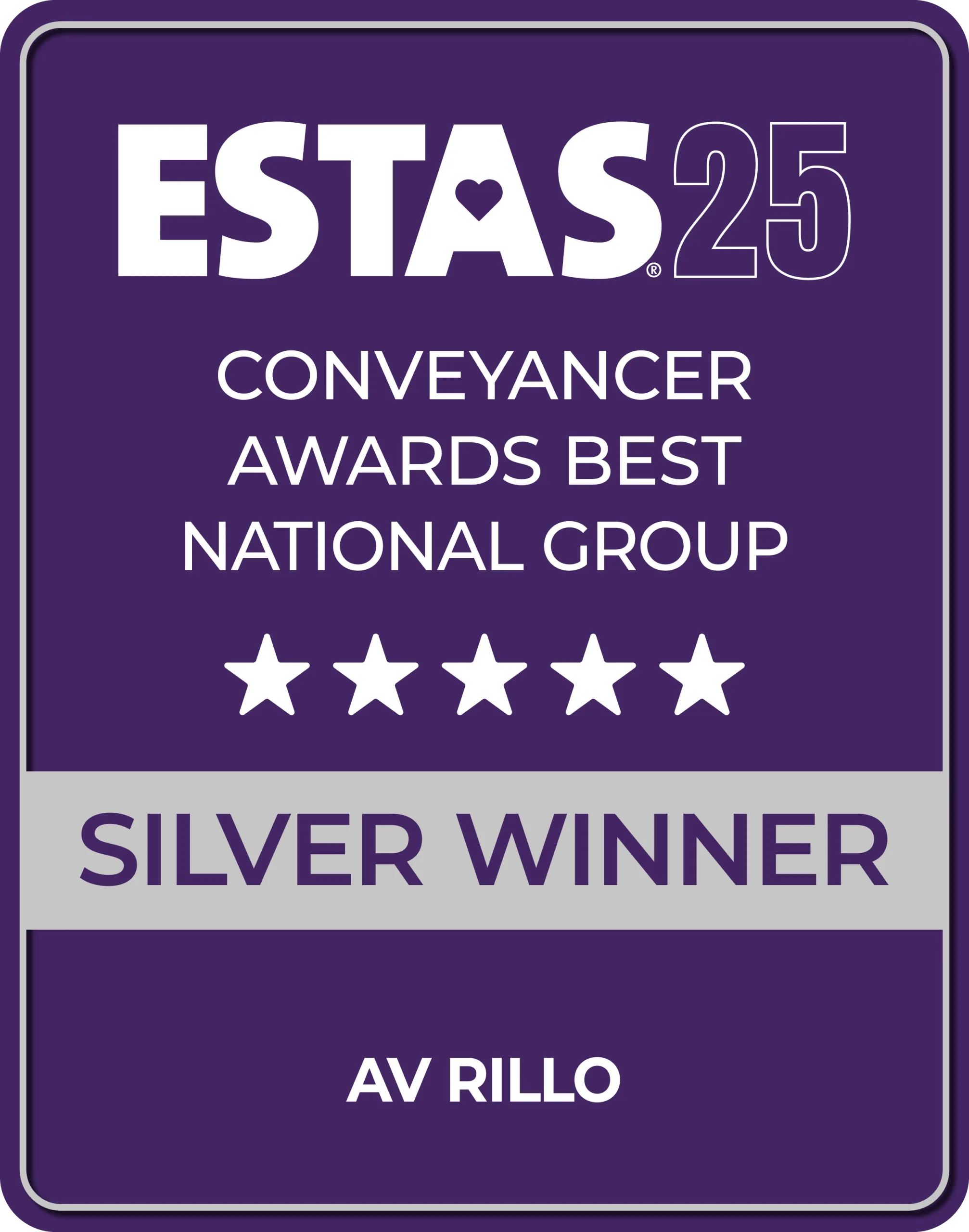 ESTAS 2025 Conveyancer Awards: Best National Group, Silver Winner